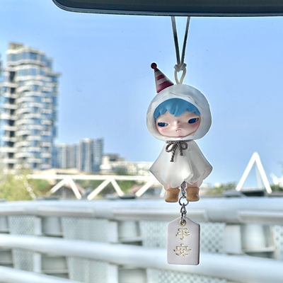 个性汽车挂件泡泡玛特小野