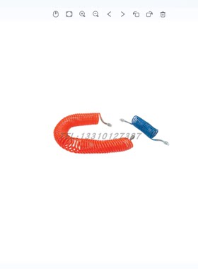 原装Legris乐可利 尼龙(PA)螺旋管2m 1472P06 07 13  1472P060713