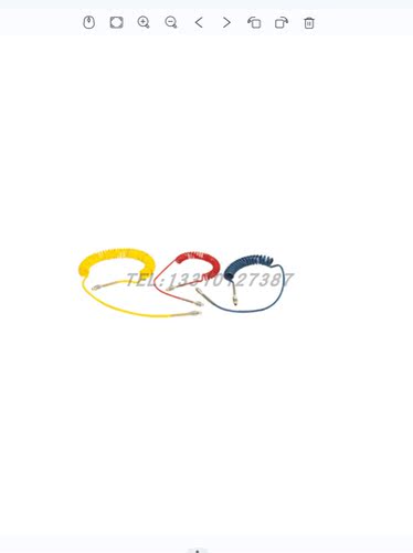 原装Legris乐可利 聚酯PU螺旋管2m 1470U10 05 13  1470U100513