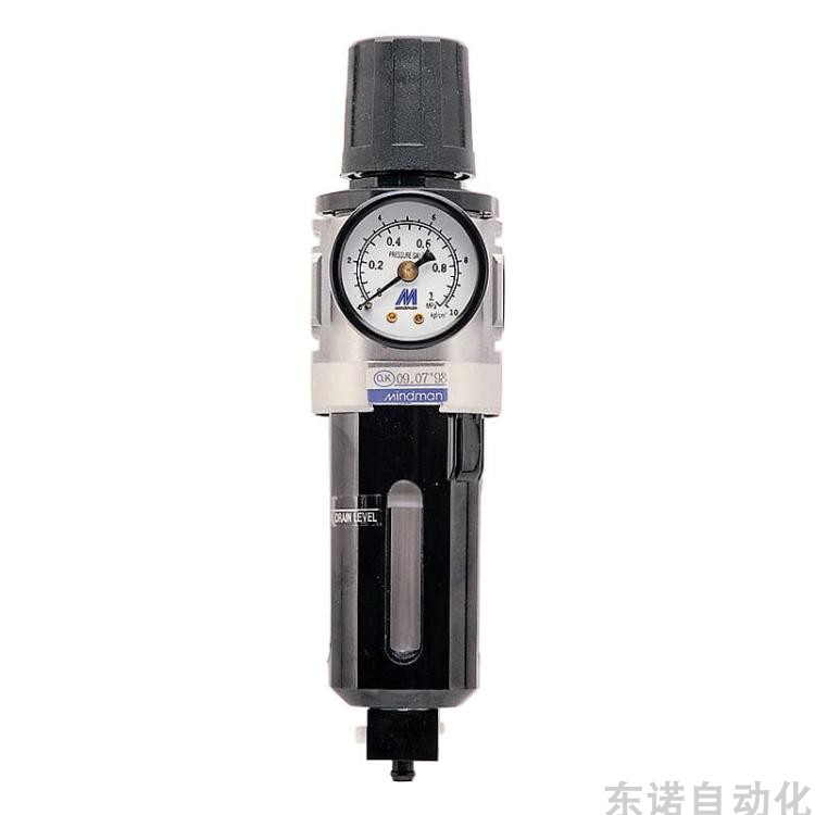 Mindman台湾金器过滤调压阀 MAFR300L-10A MAFR300L-8A正品