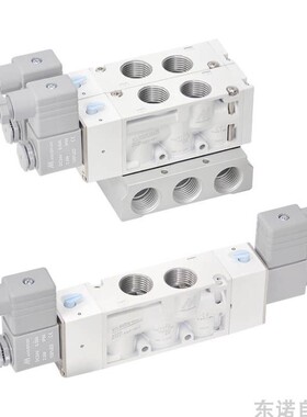 Mindman 金器 电磁阀 二位五通 5孔 MVSC-460-4E2 AC220V DC24V