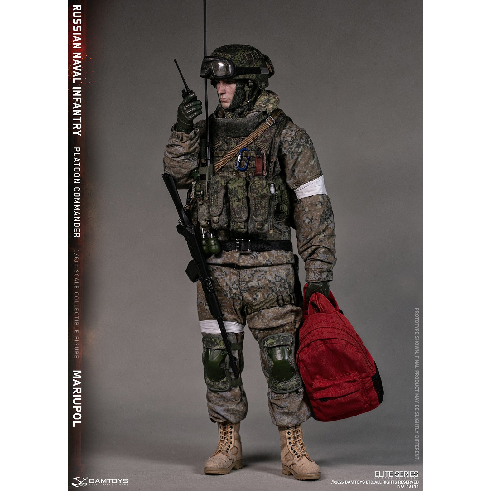 DAMTOYS 1/6 俄罗斯联邦海军步兵指挥官马里乌波尔78111 定金