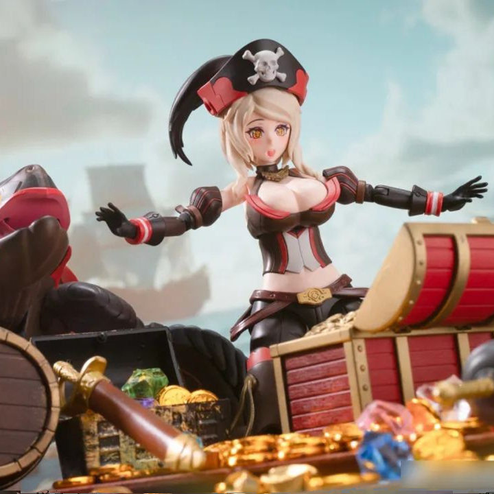 边境模型 拼装模型 BORDER 海盗 安妮女王 船长 BA002 补款