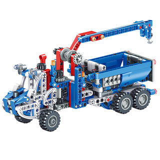 兼容乐高积木 玩具小知识拼装齿轮工程机械儿童小学生礼品物9686