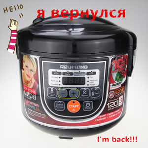 Россия俄罗斯REDMONDM12雷蒙德3L多功能智能电饭锅酸奶机