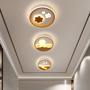 2025新款LED吸顶灯简约后现代过道灯玄关阳台 走廊灯轻奢创意灯饰