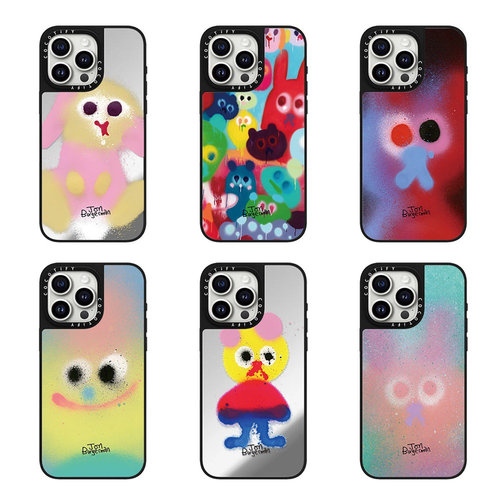 C家联名艺术家Jon Burgerman彩绘插画MagSafe磁吸苹果17pro适用iPhone18promax手机壳潮牌16plus防摔15保护套