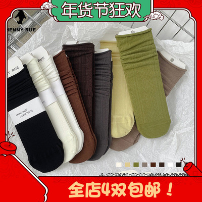 新款堆堆袜袜子袜子秋冬女