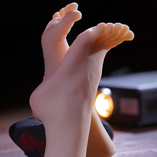 香缘模型38仿真足模高足弓硅胶女脚高跟脚型美翘脚趾网店摄影道具