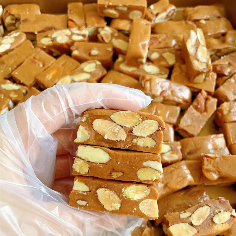 杏仁太妃糖材料套餐杏仁粒焦糖diy烘焙原料自制海盐巴旦木咖啡糖