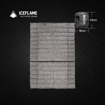 冰焰蝶舞栖鸭绒800蓬睡袋