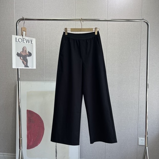 常规版 老钱风 藏肉效果一jue 松紧腰休闲直筒阔腿裤 ～ 加绒版