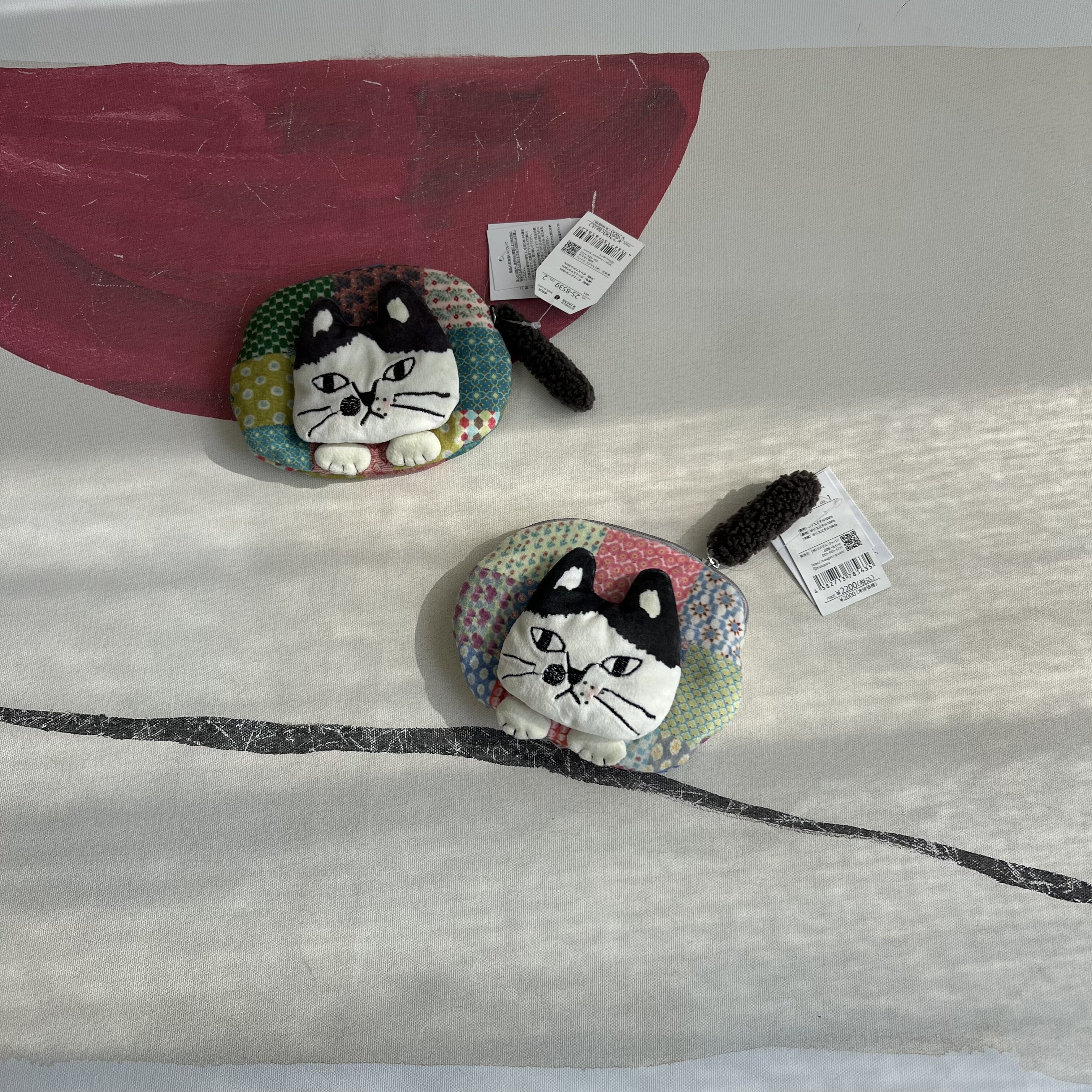 日ben 刺绣爬猫零钱包手拿钱包耳机数据线小物收纳,童装/婴儿装/亲子装,包包,淘宝优惠券,粉丝福利购,淘宝优惠卷