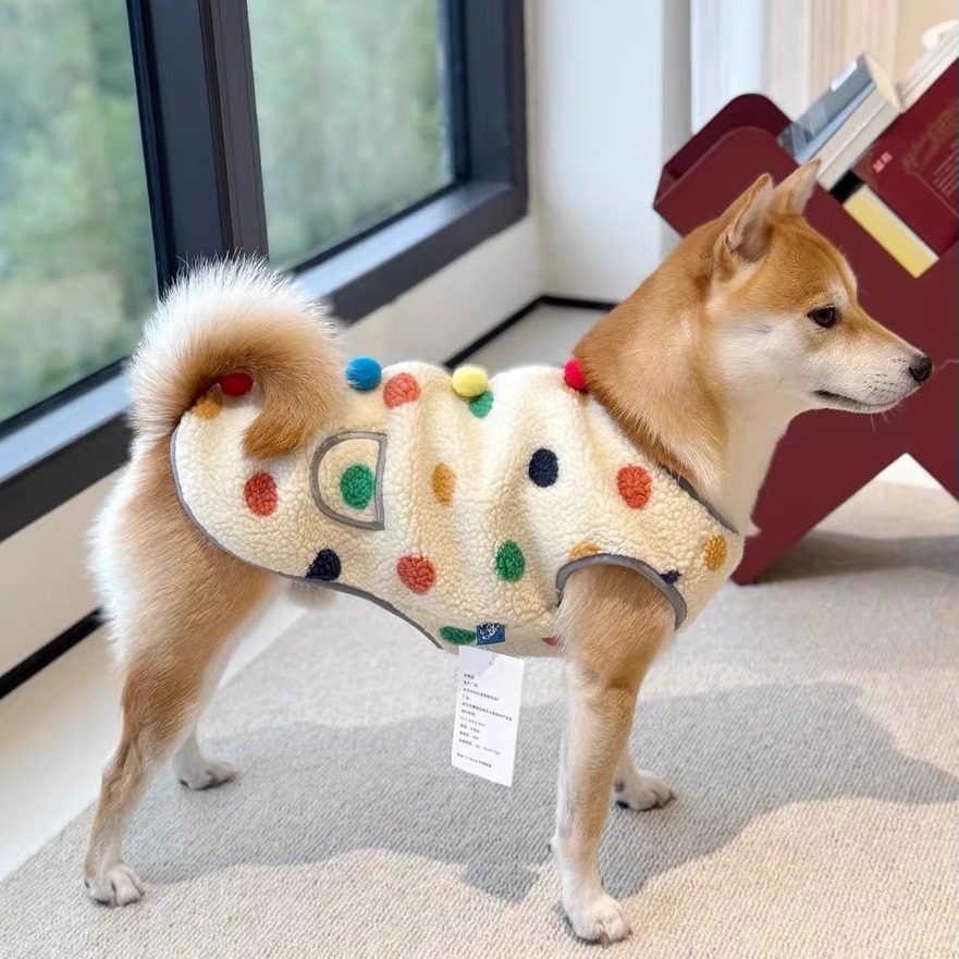柴犬衣服加绒保暖秋冬新款波点马甲可爱柯基金毛中大型犬宠物衣服,宠物/宠物食品及用品,狗宠物服装/雨衣,淘宝优惠券,粉丝福利购,淘宝优惠卷