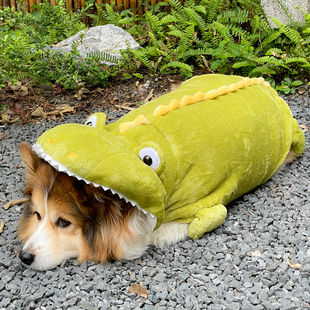 狗狗加厚加绒可爱万圣节棉服柯基泰迪比熊搞笑冬天保暖宠物衣服新