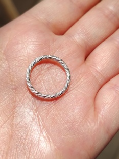 手工传统绞丝麻花999足银戒指手镯女闭口开口定做