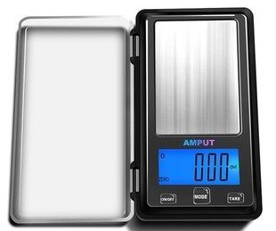 安普特手掌秤珠宝秤口袋秤100g/200g/0.01g 500g/0.1g带校正砝码