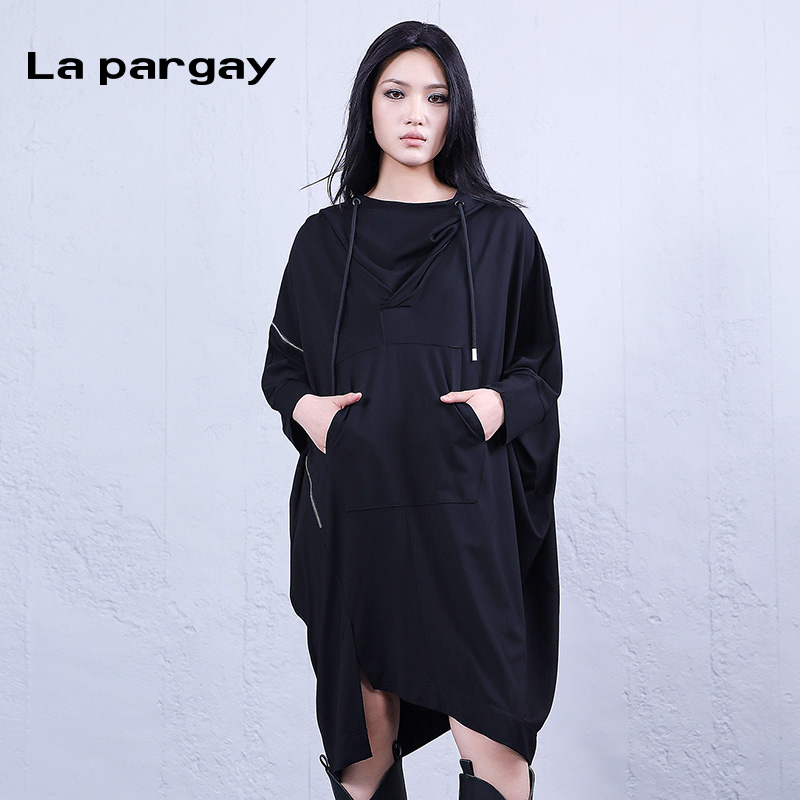 lapargay宽松中长款卫衣