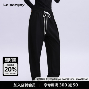 pargay系带收腰休闲裤 设计感潮牌收脚女裤 女2026春季 个性 新款