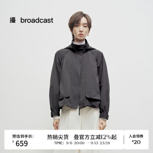 立领与可拆卸帽结合