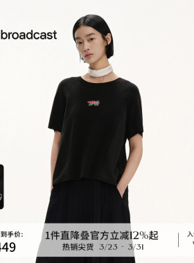 播商场同款宽松显瘦短袖T恤女夏新款休闲上衣BDS2SD2086