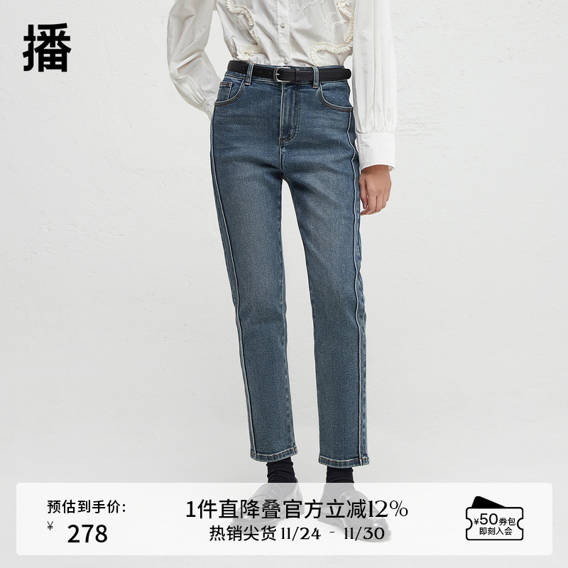 简约舒适宽边腰 ，两侧拼接侧条设计