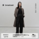 播倪妮同款 羊毛呢外套BDR4AD3707 领24冬中长款 商场同款 单排扣西装