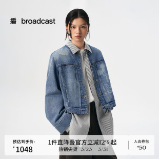 复古上衣BDS3WD3350 新款 播商场同款 迪士尼米奇系列短外套秋季