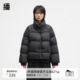 播商场同款 蕾丝拼接下摆24冬新短款 保暖立领羽绒服女BDR4RD3756
