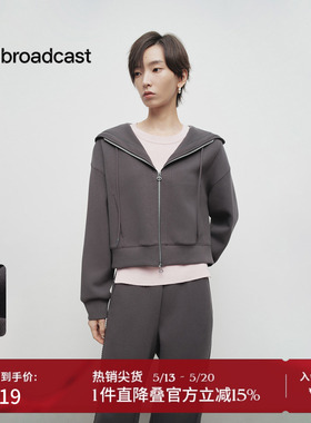 播商场同款短款淡人连帽领外套女春季新款美式上衣BDS1WD1599