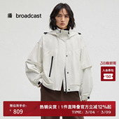 播短款 防寒保暖外套BDR4RD4107 户外风机能感鹅绒服女冬季