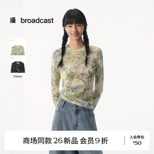 网纱印花 通透肌理