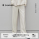 倪妮同款 宽松阔腿休闲裤 24冬新款 播商场同款 气质糯米裤 BDR4KD3912