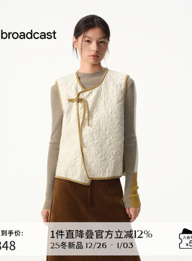 【新中式】播商场同款气质马甲女25秋冬新款宽松外套BDS4MD3908