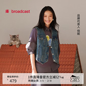 宽松外套BDS2MD2676 休闲牛仔马甲女夏季 倪妮同款 播商场同款