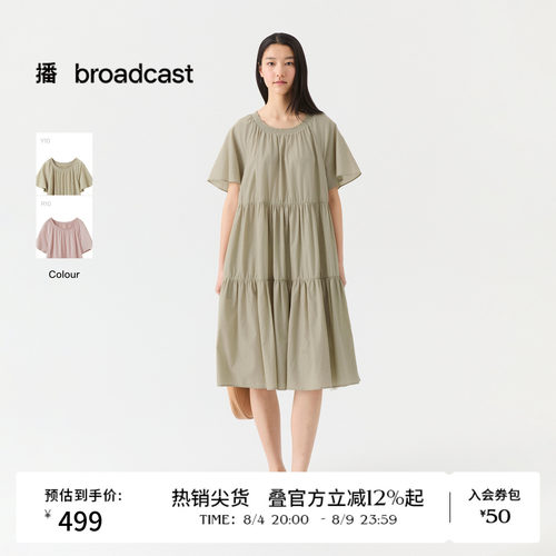 领口花边碎褶装饰