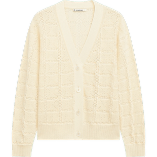 播针织开衫女夏季气质别致复古镂空针织外套DDR2UD5404