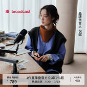 新款 播时髦连帽慵懒马甲女秋季 休闲外套BDS3MD3036 倪妮同款