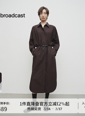 播商场同款法式气质女士连衣裙春季新款蝙蝠袖长裙BDS1LD1245