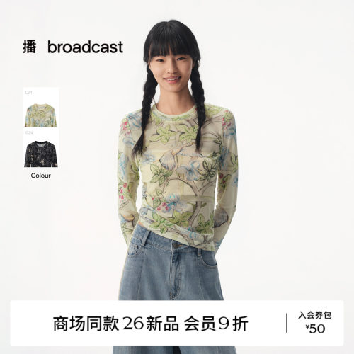 网纱印花 通透肌理