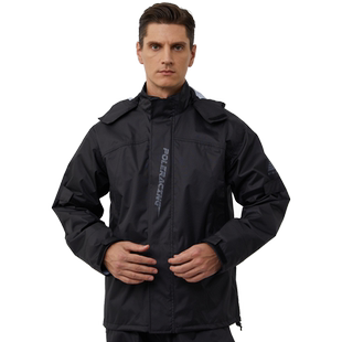 POLE摩托车雨衣雨裤套装机车防水防风分体式反光防暴雨男轻薄摩旅