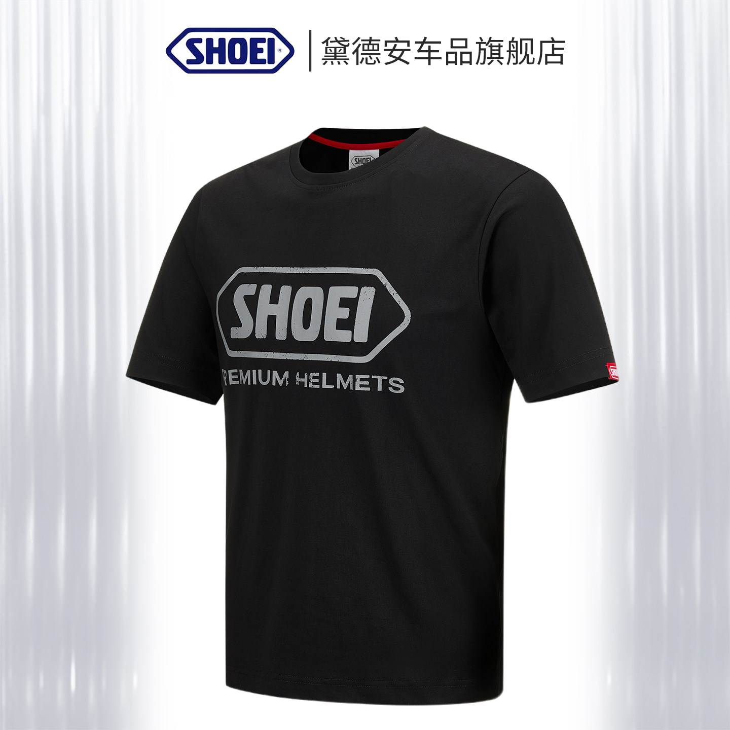 SHOEI摩托车骑行服T恤衫夏季男女吸汗透气速干文化衫短袖赛车周边