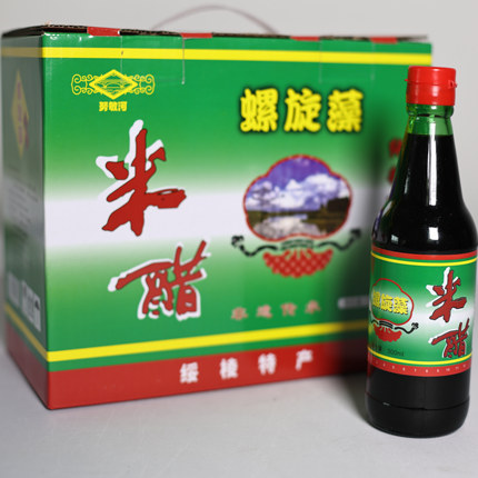 绥棱特产 努敏河螺旋藻米醋 家用食用米醋