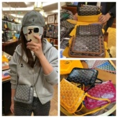 Goyard 戈雅女包plumet斜挎狗牙包woc邮差包信封翻盖单肩斜跨包包