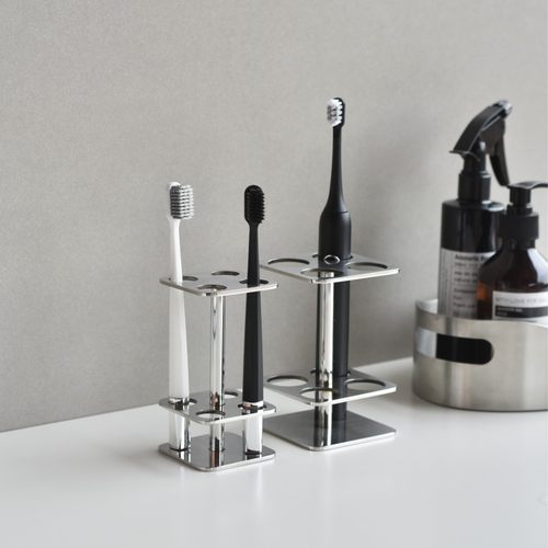 Hin原创304不锈钢亮面电动牙刷架台面牙具置物架浴室卫生间牙刷座