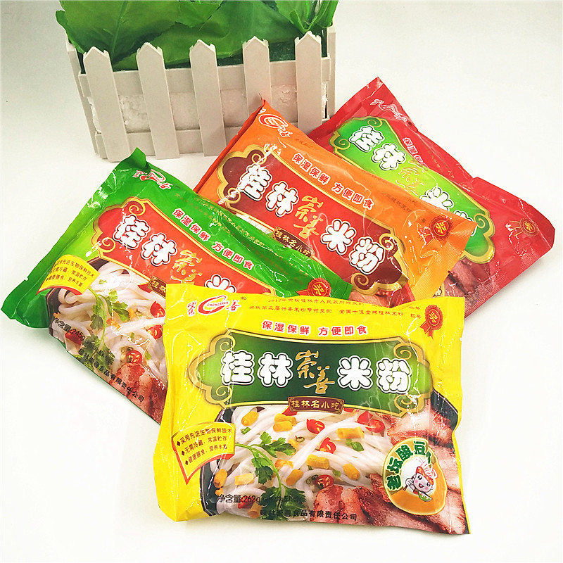 桂林特产桂林崇善袋装老坛酸豆角味米粉卤菜叉烧牛肉崇善米粉