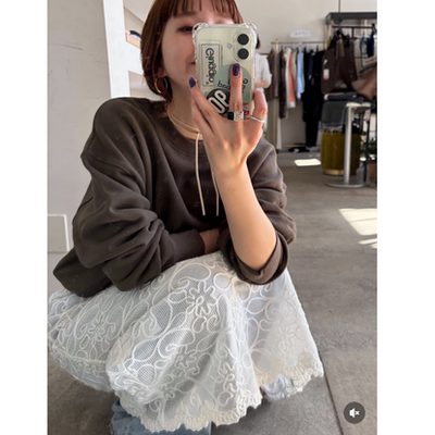 BC2026春夏 叠搭实用立体盘花微透感吊带连衣裙OP