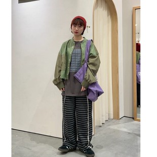 CP2025秋冬 ets高端线拼接袖子做旧感宽松短款外套