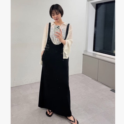 SH2026秋季 前后两面穿12档调节扣干爽背带裙