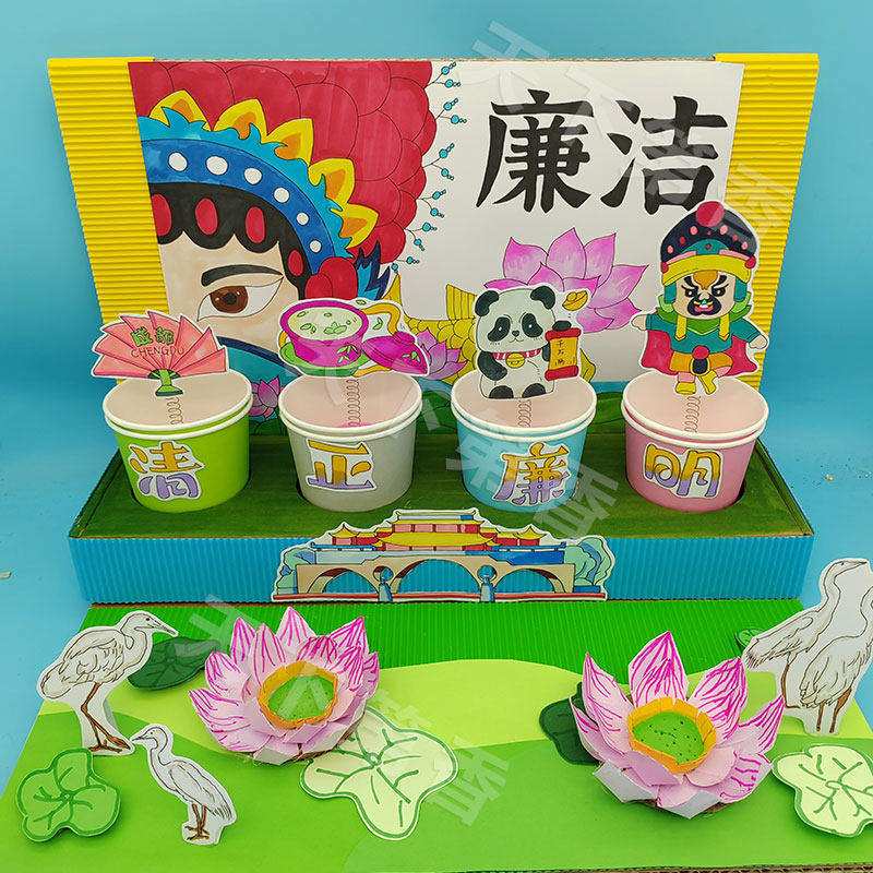 儿童立体手工创意美术玩具 鞋盒里的创意家居 变废为宝d废物利用